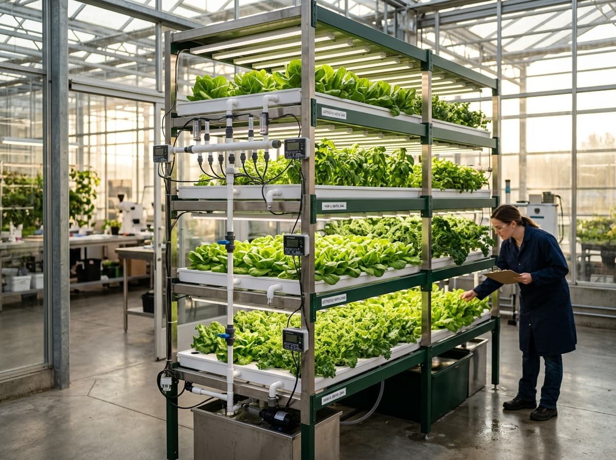 Modular vertical farming racks by Prakruty